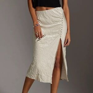 NWT🌺Anthropologie Shimmer Skirt